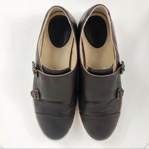 FRYE Dark Brown Leather Shoes, 8.5